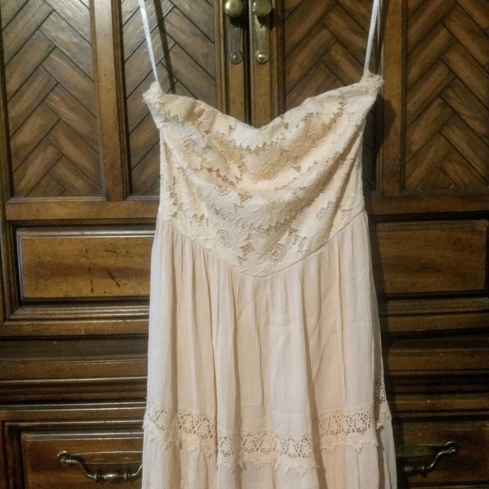 Peach Maxi Dress